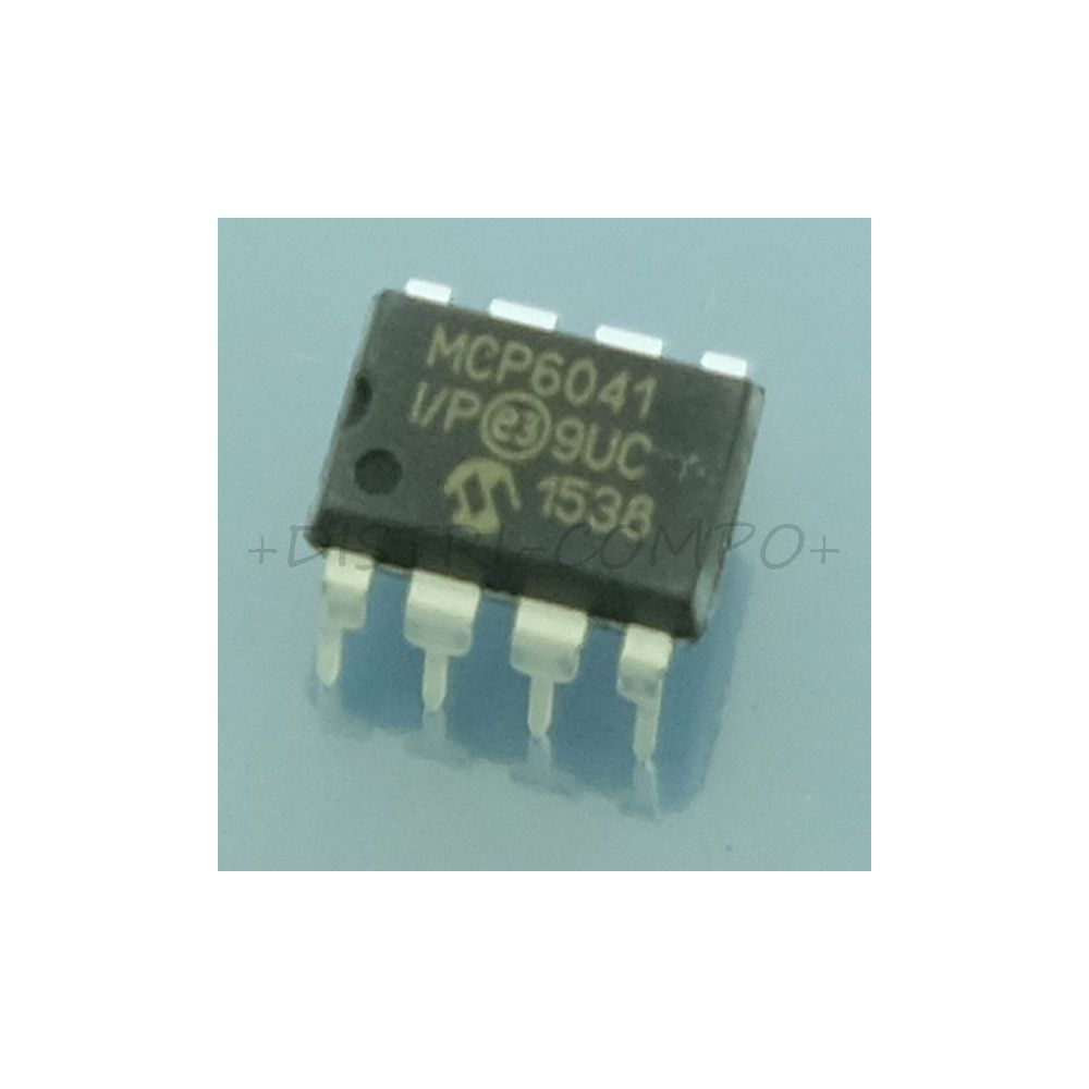 MCP6041-I/P Op Amp Single GP R-R I/O 6V PDIP-8 Microchip RoHS