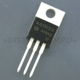 MJE15032G Transistor simple bipolaire NPN 250V 8A 50W TO-220 ONS RoHS