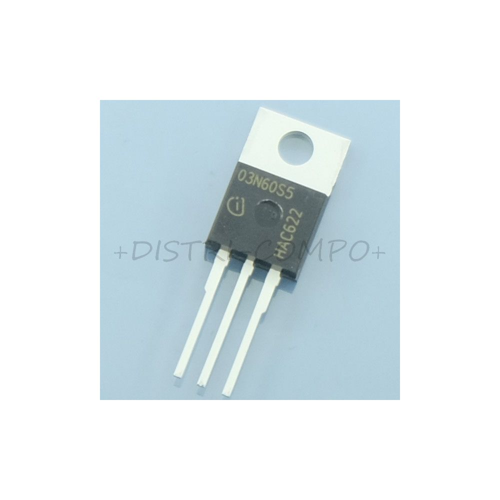 SPP03N60S5XKSA1 Transistor MOSFET N-CH 600V 3.2A TO-220AB Infineon RoHS
