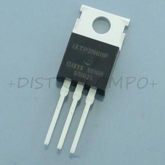 IXTP2N60P Transistor Mosfet N-CH 600V 2A TO-220 IXYS RoHS