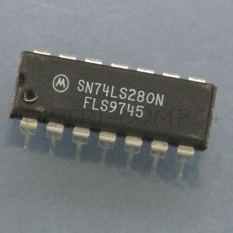 74LS280 - SN74LS280N Controleur de parite 9 bit DIP-14 Motorola