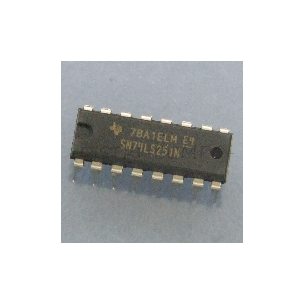 74LS251- SN74LS251N 8-Line To 1-Line Data Selectors/Multiplexers DIP-16 Texas Ro