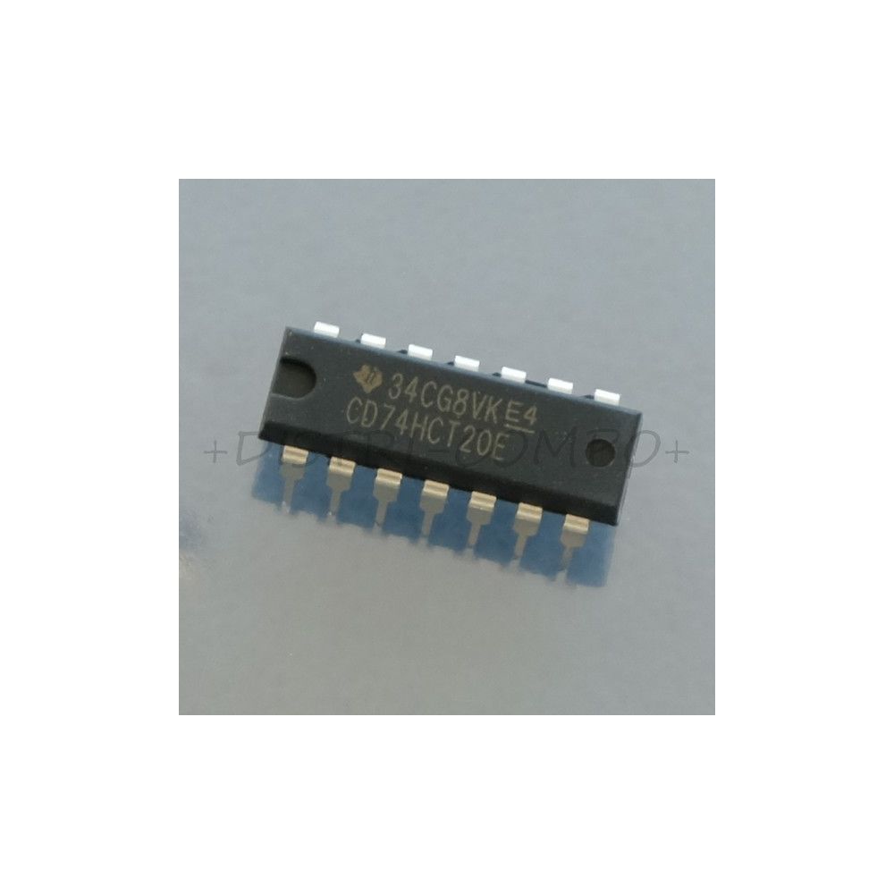 74HCT20 - CD74HCT20E CMOS Logic Dual 4-Input NAND Gates DIP-14 Texas RoHS