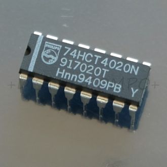 74HCT4020 14-Stage binary counter DIP-16 Philips