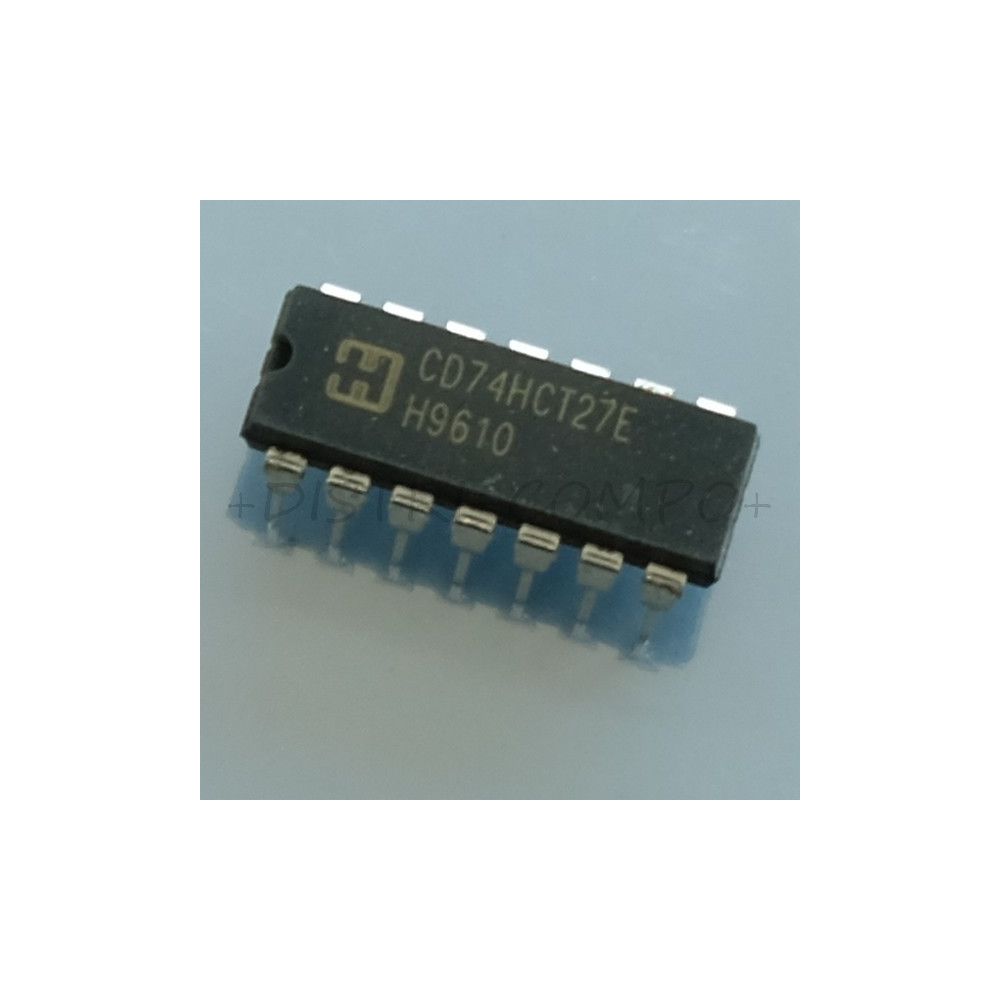 74HCT27 - CD74HCT27E 3-CH 3-Input 4.5V to 5.5V NOR Gates DIP-14 Harris