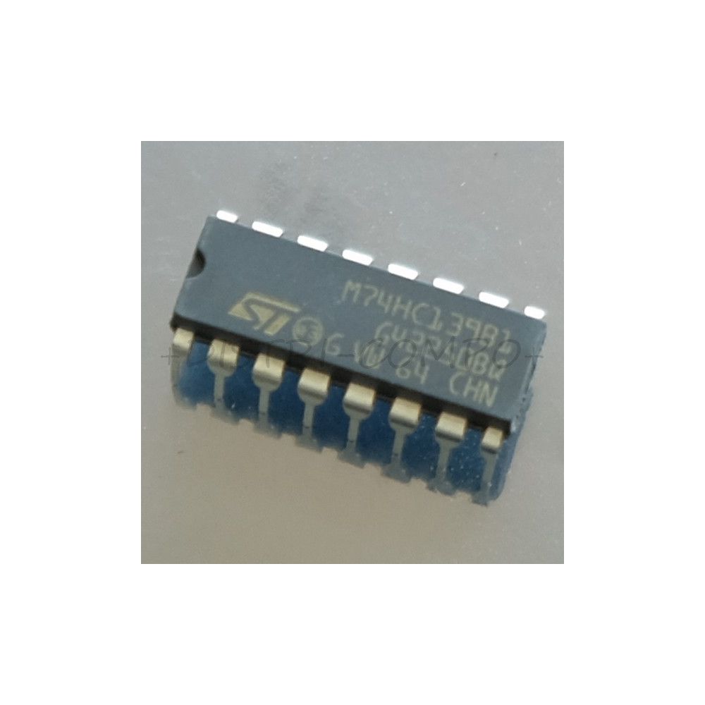 74HC139 - M74HC139B1R Decoder/Demultiplexer Dual PDIP-16 STM RoHS