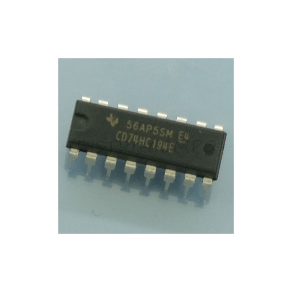 74HC194 - CD74HC194E TTL 4 bit pipo shift register DIP-16 Texas RoHS