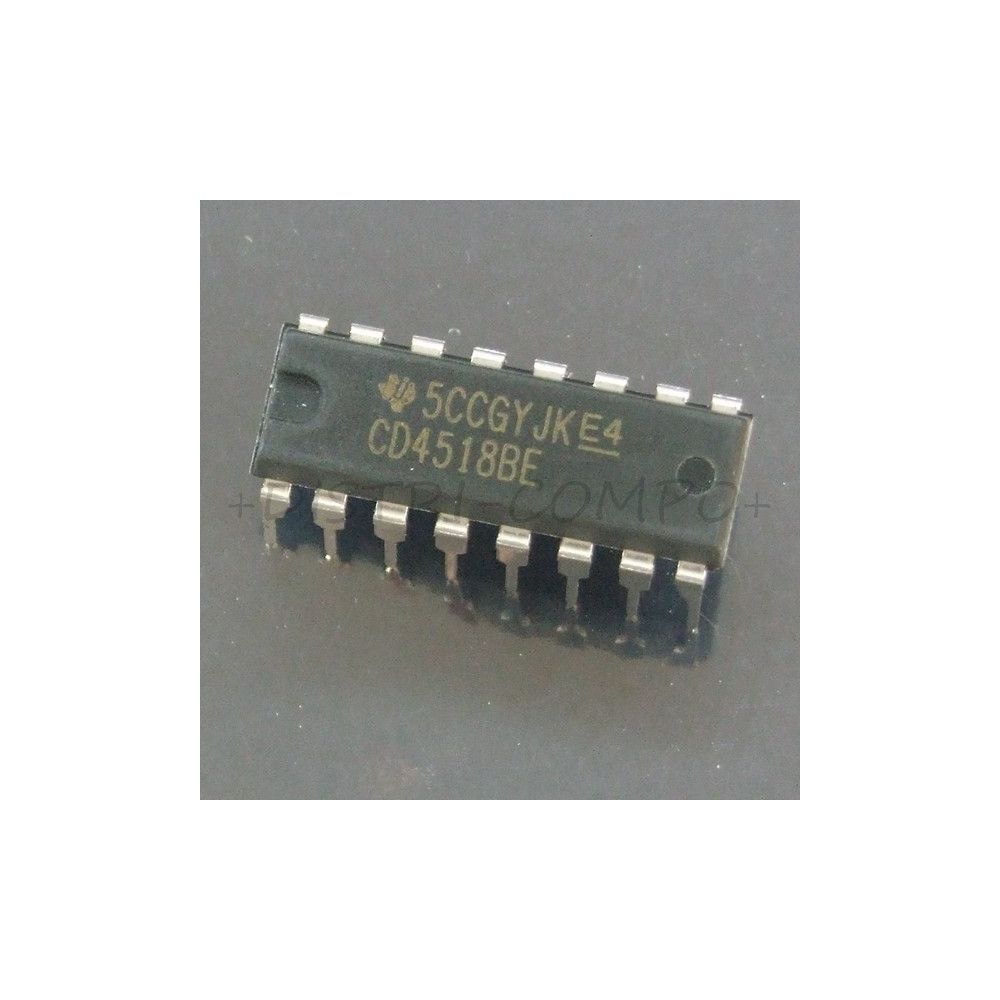 CD4518BE CMOS Dual BCD up counter DIP-16 Texas RoHS