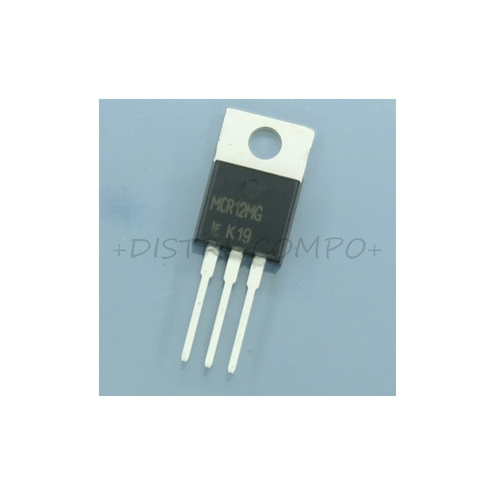 MCR12MG SCR 600V 12A(RMS) 100A TO-220AB Littelfuse RoHS