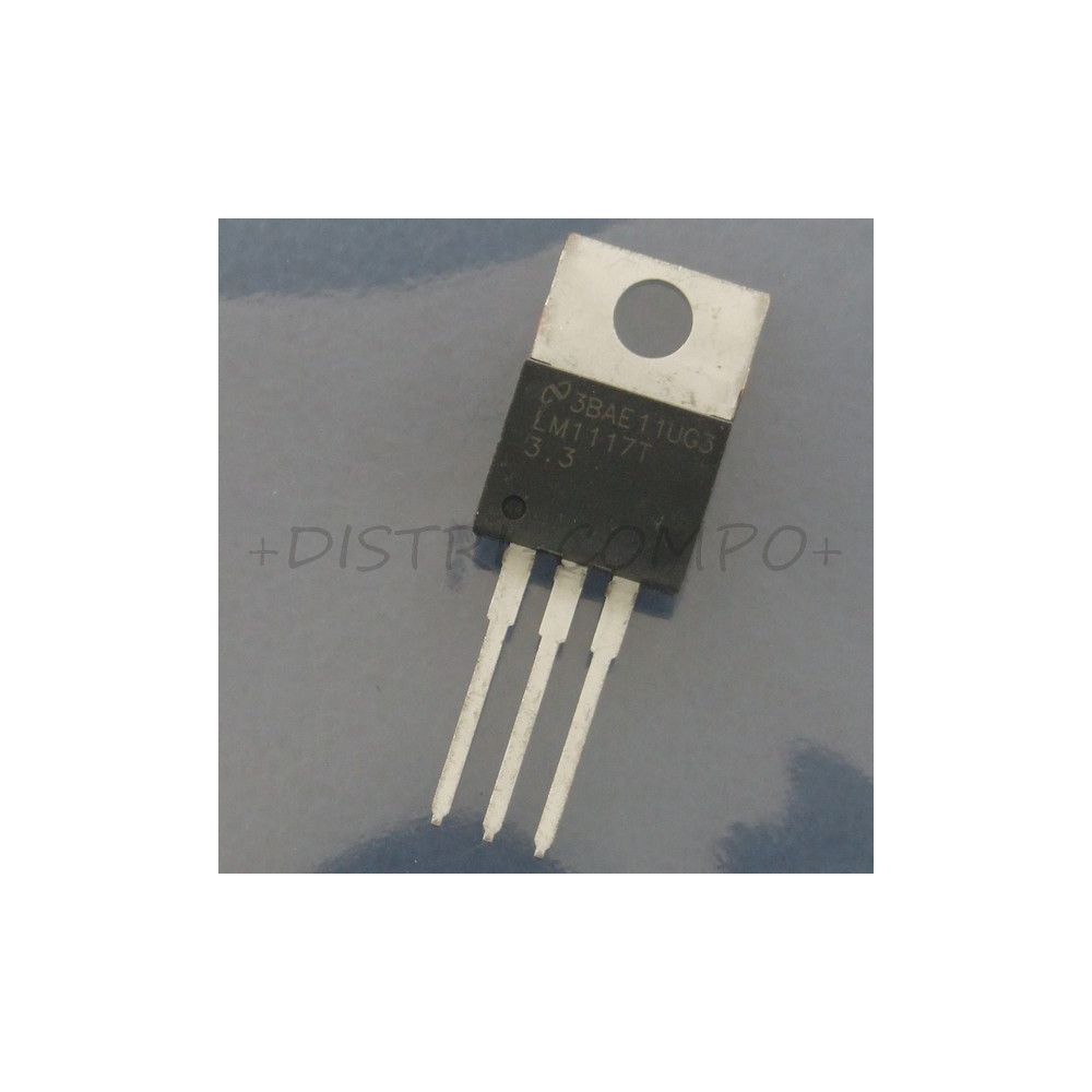 LM1117T3.3 800mA Low-Dropout Linear Regulator +3.3V TO-220 RoHS