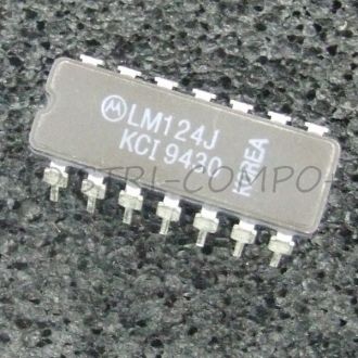 LM124J Operational Amplifier Quad CDIP-14 Motorola