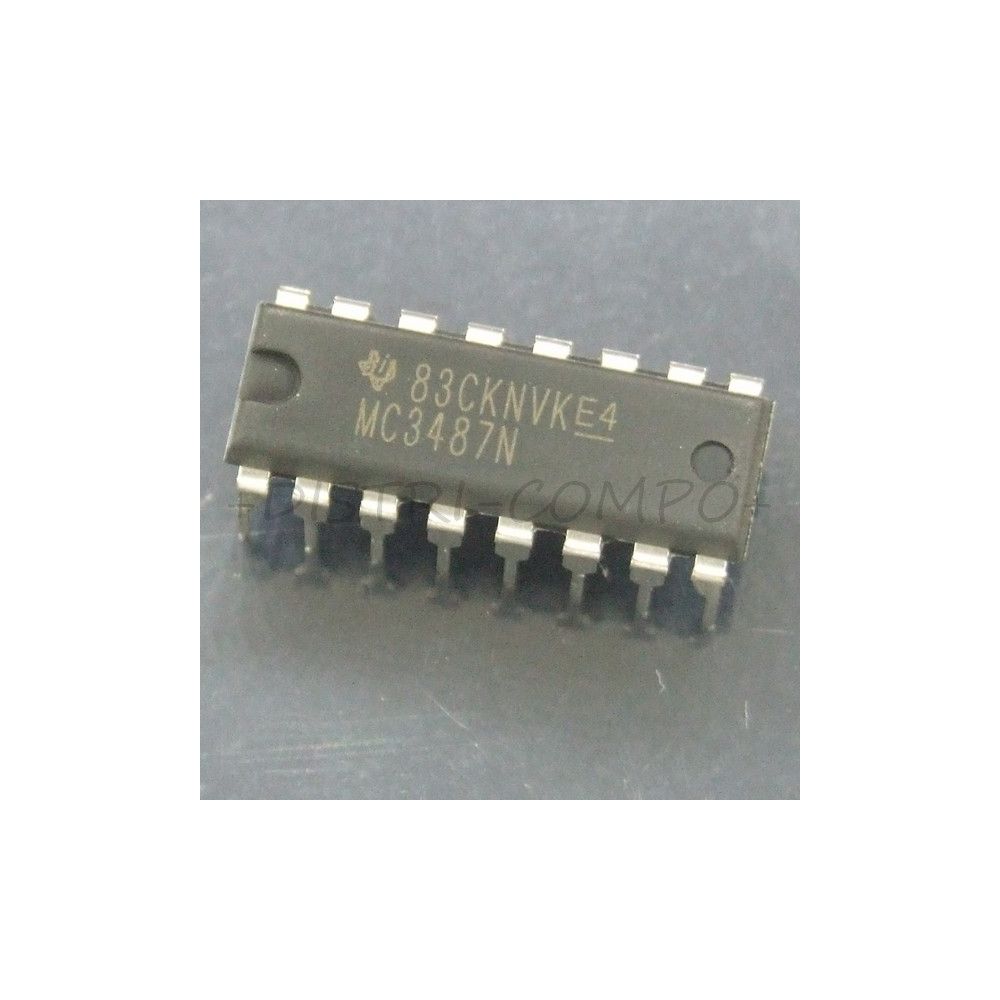 MC3487N 4 drivers RS-422 DIP-16 Texas RoHS