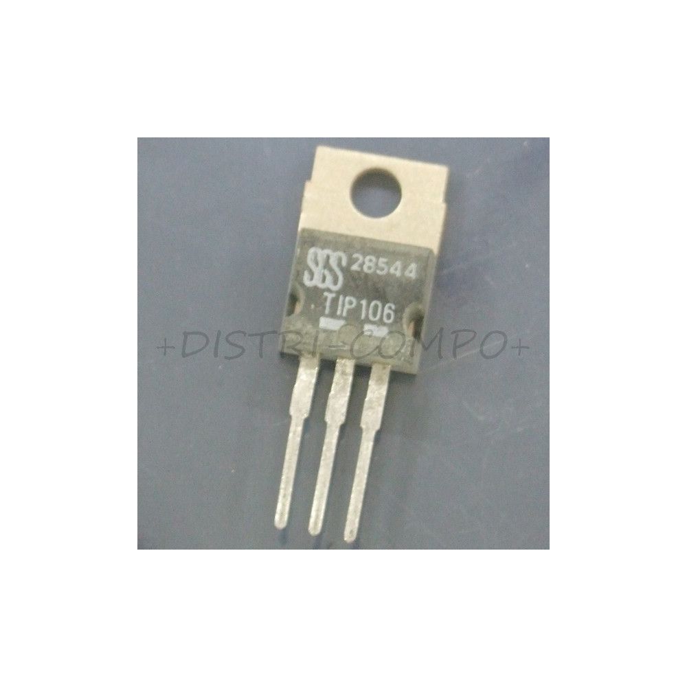 TIP106 Transistor PNP 80V 8A TO-220 SGS