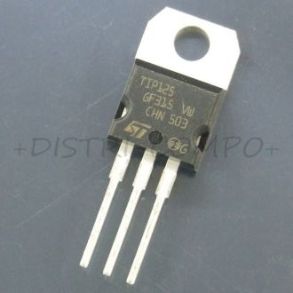 TIP125 Transistor PNP 60V 5A TO-220 STM RoHS