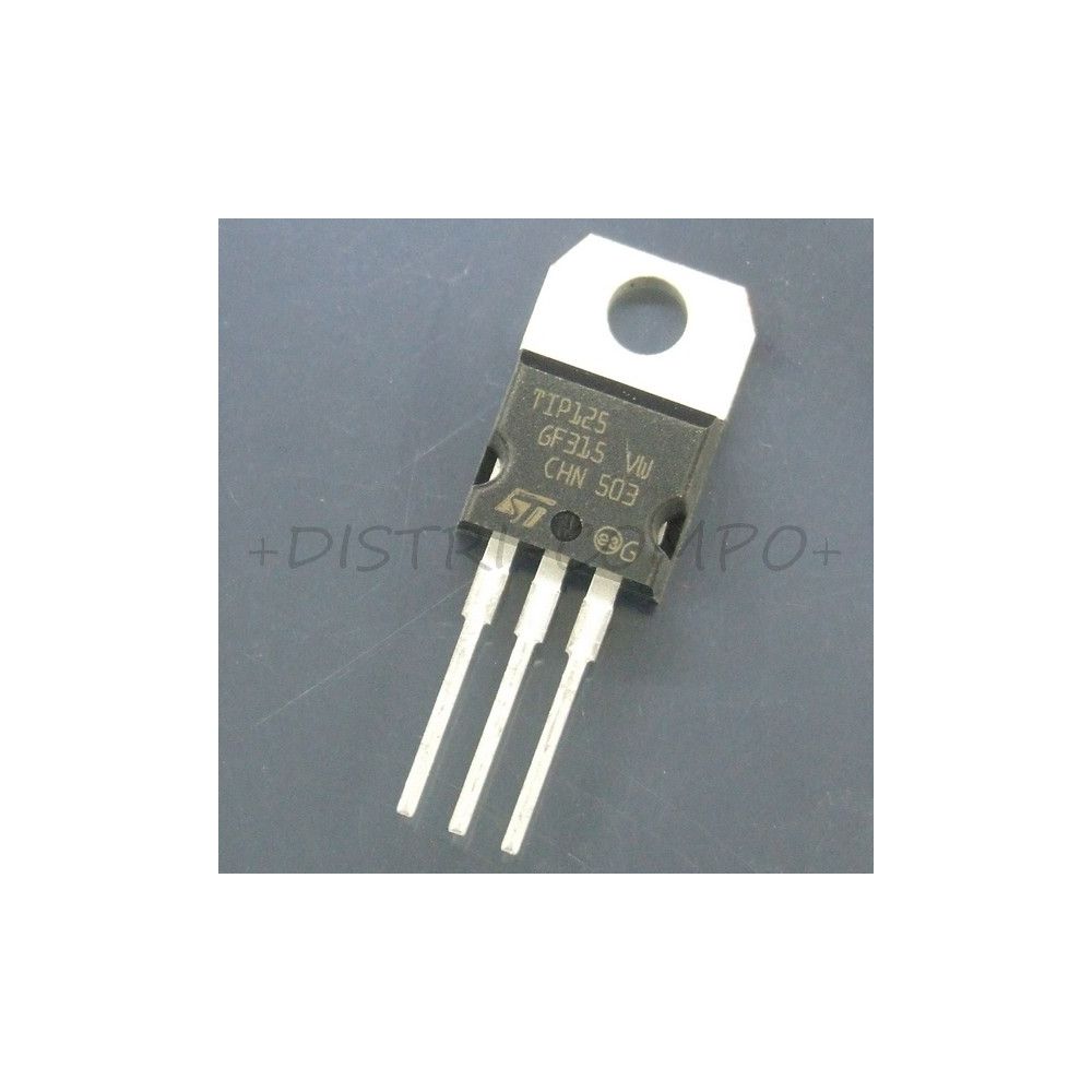 TIP125 Transistor PNP 60V 5A TO-220 STM RoHS