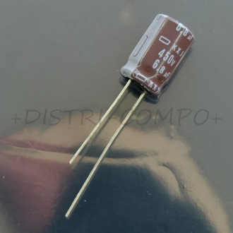 Condensateur 6.8µF 450V Aluminium Lytic 10x16mm pas5 serie KXJ Chemi