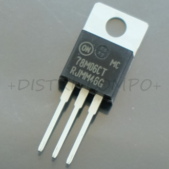 78M06 - MC78M06CTG Regulator +6V 500mA TO-220 ONS RoHS