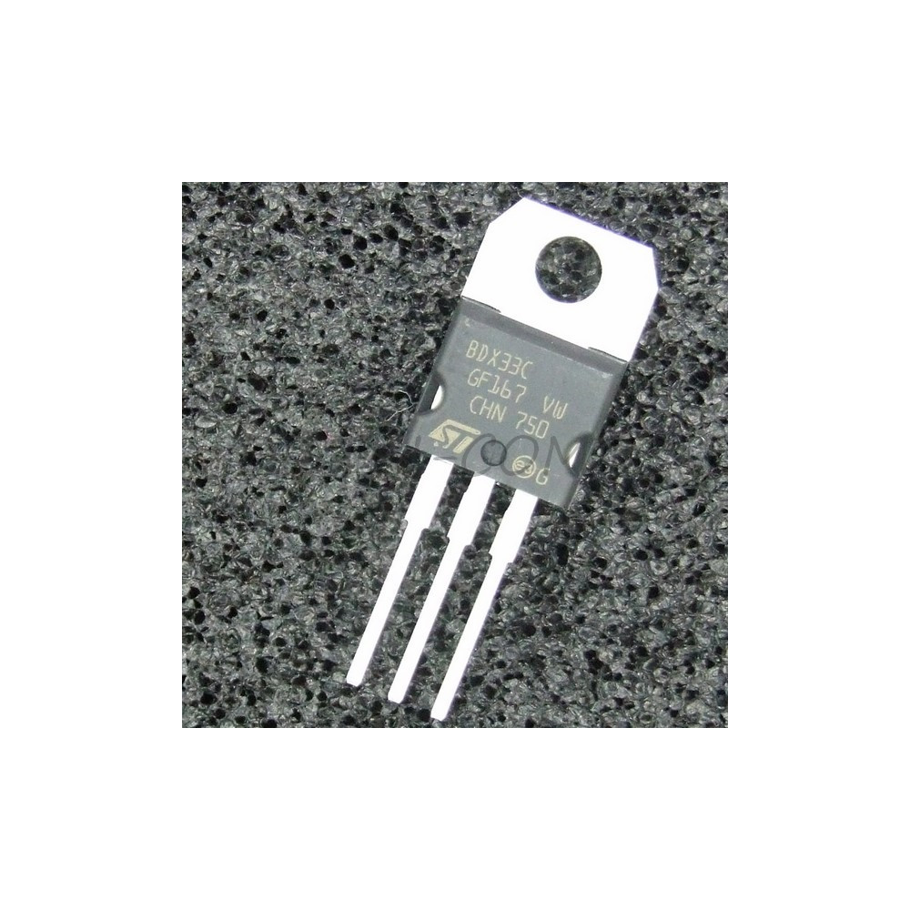 BDX33C Transistor NPN 100V 10A TO-220 STM RoHS
