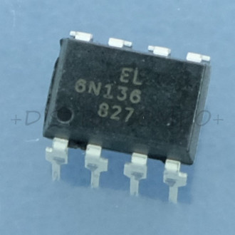 6N136 Photocoupler Transistor 1Mbit/s DIP-8 Everlight RoHS