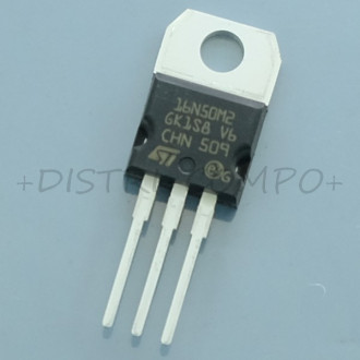 STP16N50M2 Transistor MOSFET N-CH 500V 13A TO-220AB STM RoHS