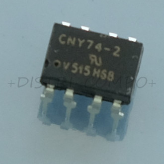 CNY74-2H Optocoupleur sortie transistor DIP-8 Vishay Rohs
