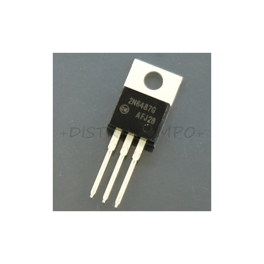 2N6487G Transistor BJT NPN 60V 15A 1800mW TO-220 ONS RoHS