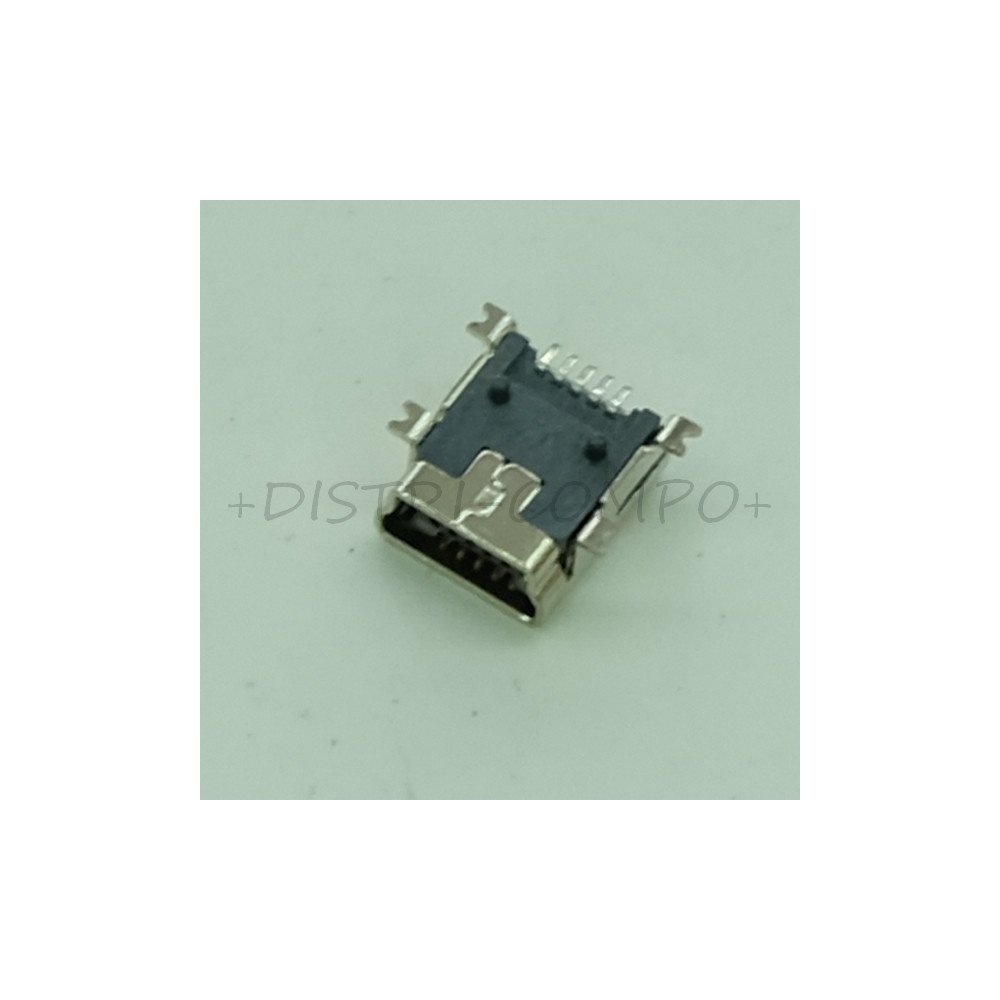 Embase mini USB 5 pins femelle SMD