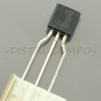 KSP92 Transistor bipolaire PNP -300V -500mA TO-92 ONS RoHS