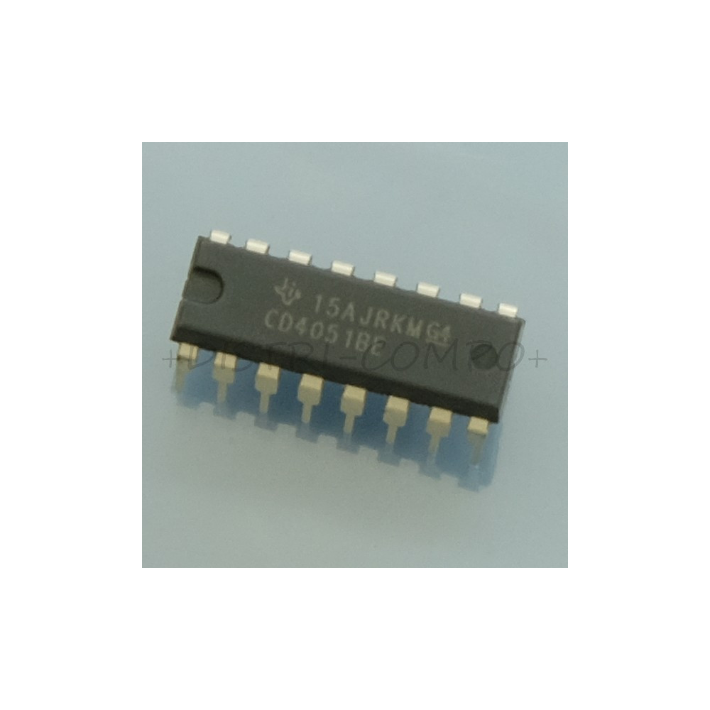 4051 - CD4051BE CMOS single 8-channel analog multiplexer & demultipl