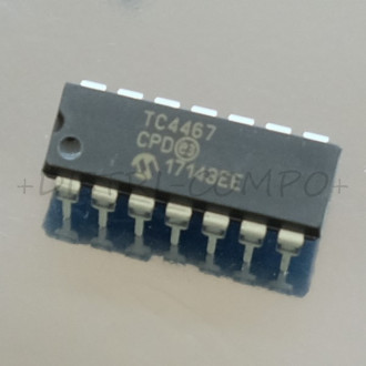 TC4467CPD Logic-Input CMOS Quad Drivers PDIP-14 Microchip RoHS