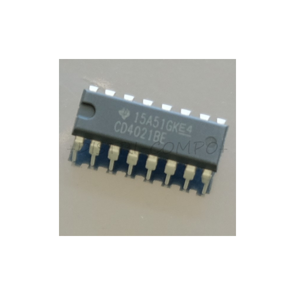 4021 - CD4021BE CMOS 8-Stage Static Shift Register DIP-16 Texas RoHS