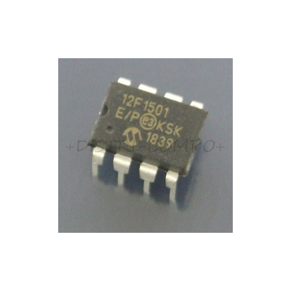 PIC12F1501-E/P Microcontrolleur DIP-8 Microchip