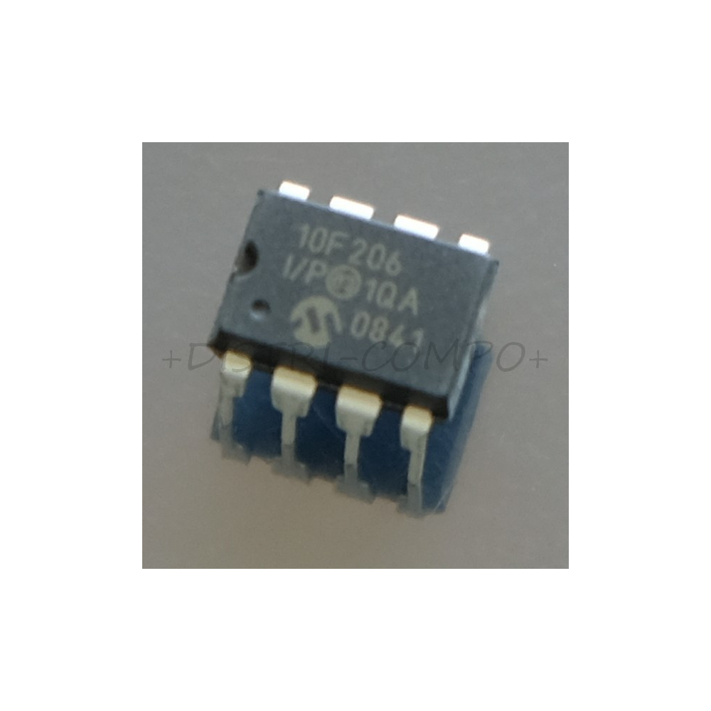 PIC10F206-I/P Microcontrolleur DIP-8 Microchip