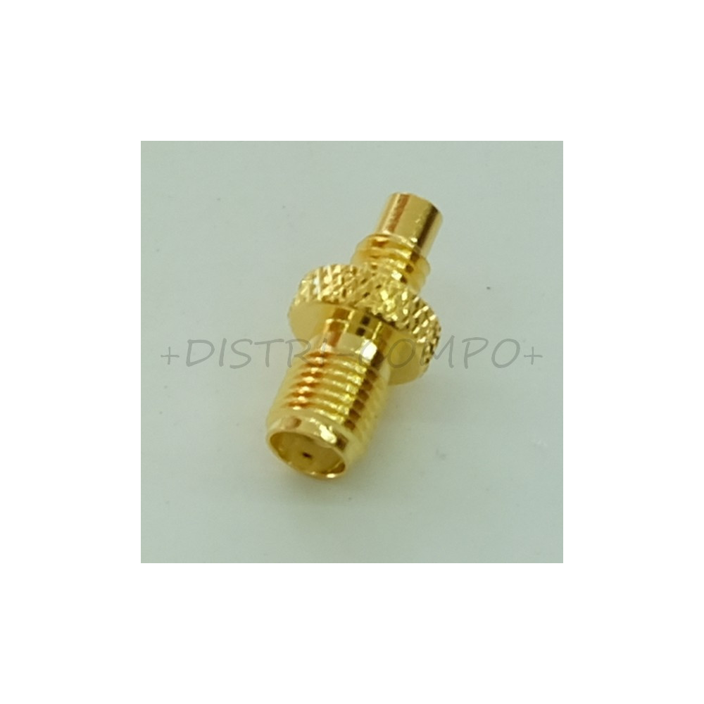 Adaptateur SMA femelle vers SMC femelle 50ohm teflon