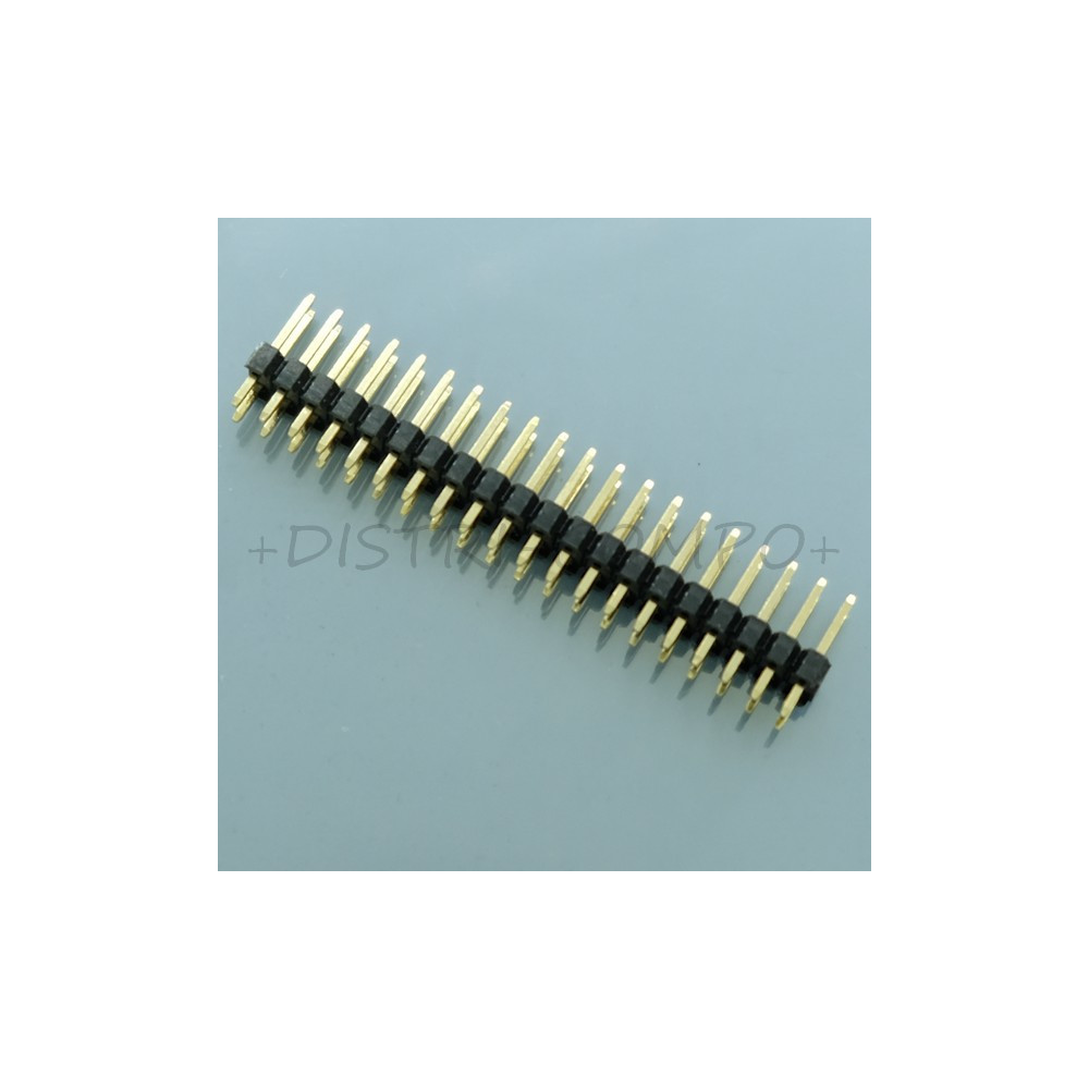 Barrette 2x20 points sécable droite 2.54mm