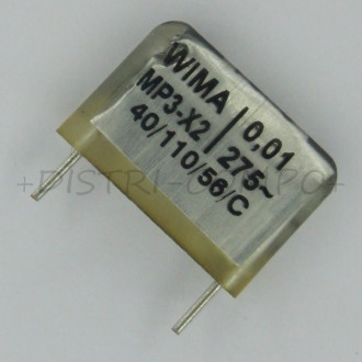 Condensateur MP3-X2 10nF 275V PMC15 Wima