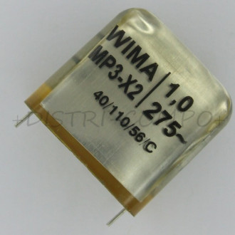 Condensateur MP3-X2 1µF 275V PMC27.5 Wima