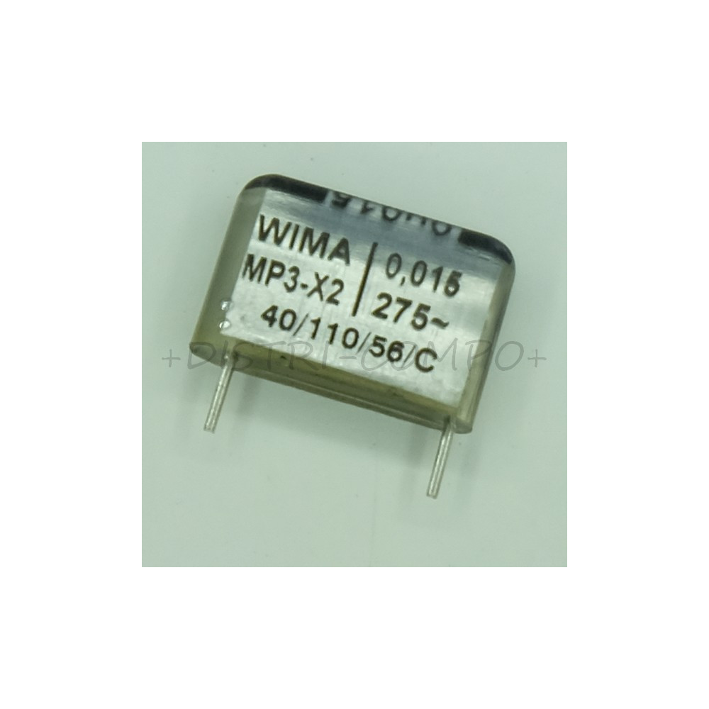 Condensateur MP3-X2 15nF 275V PMC15 Wima