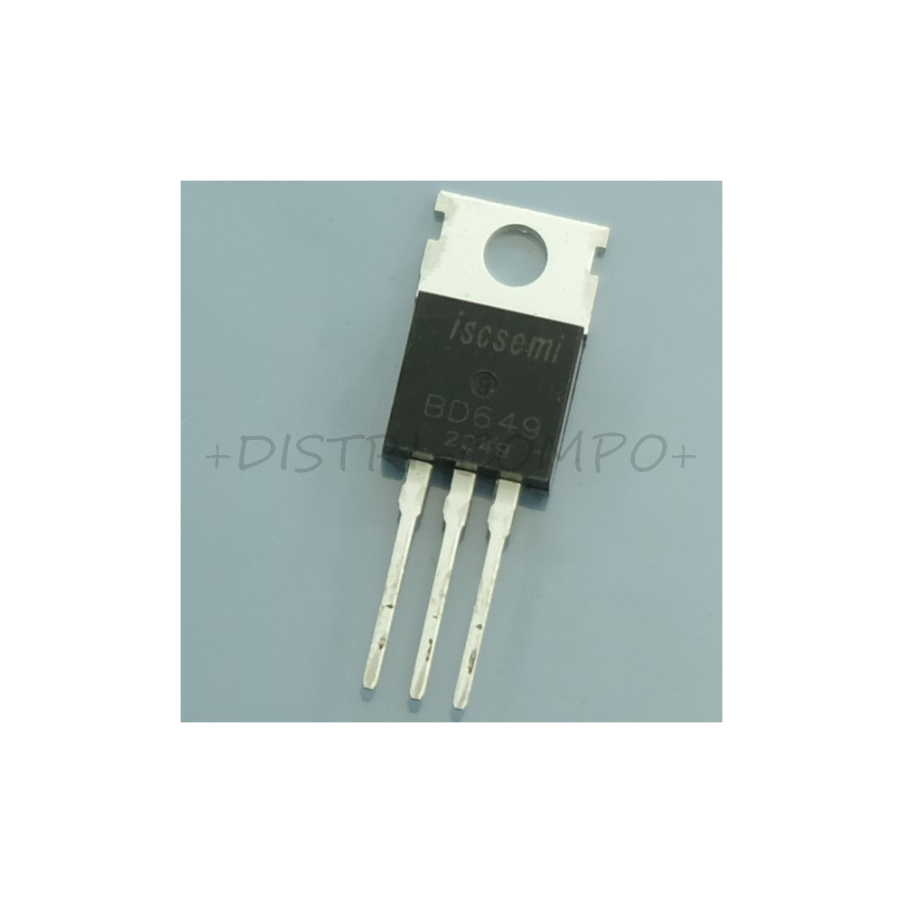 BD649 Transistor Darlington 100V 8A TO-220 Inchange RoHS