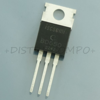 BD650 Transistor PNP Darlington 100V 8A TO-220 Inchange
