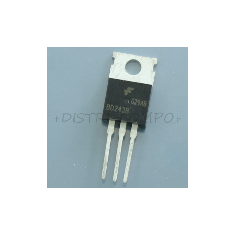 BD243B Transistor BJT NPN 80V 6A 65W TO-220AB Fairchild RoHS