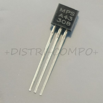 MPSA43 Transistor NPN 200V 500mA TO-92 ONS RoHS