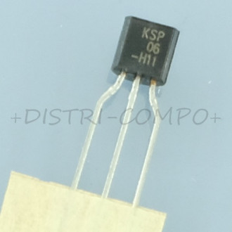 KSP06 Transistor BJT NPN 80V 500mA 625mW TO-92 ONS RoHS