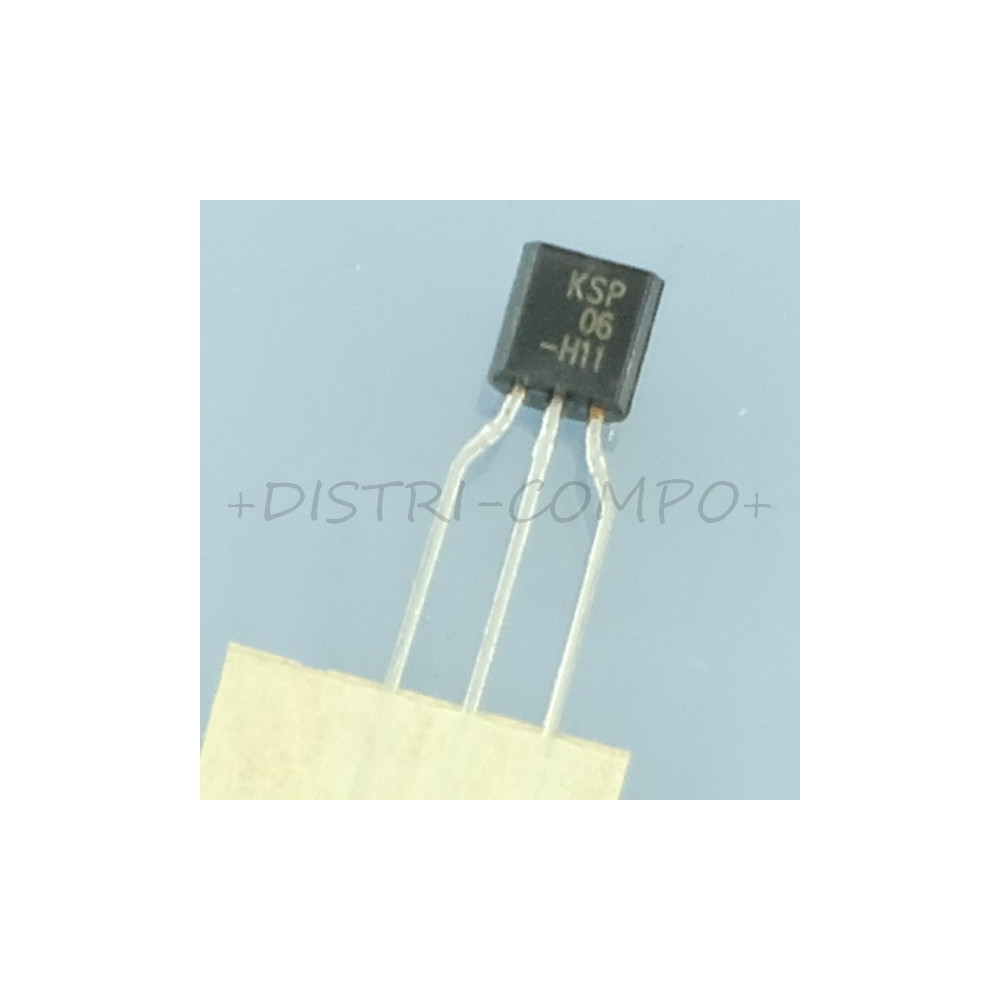 KSP06 Transistor BJT NPN 80V 500mA 625mW TO-92 ONS RoHS