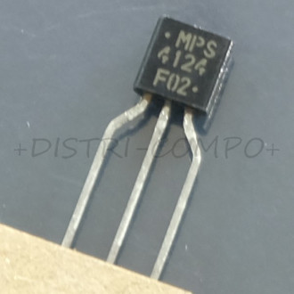 MPS4124 Transistor BJT NPN 25V 200mA 625W TO-92 ONS