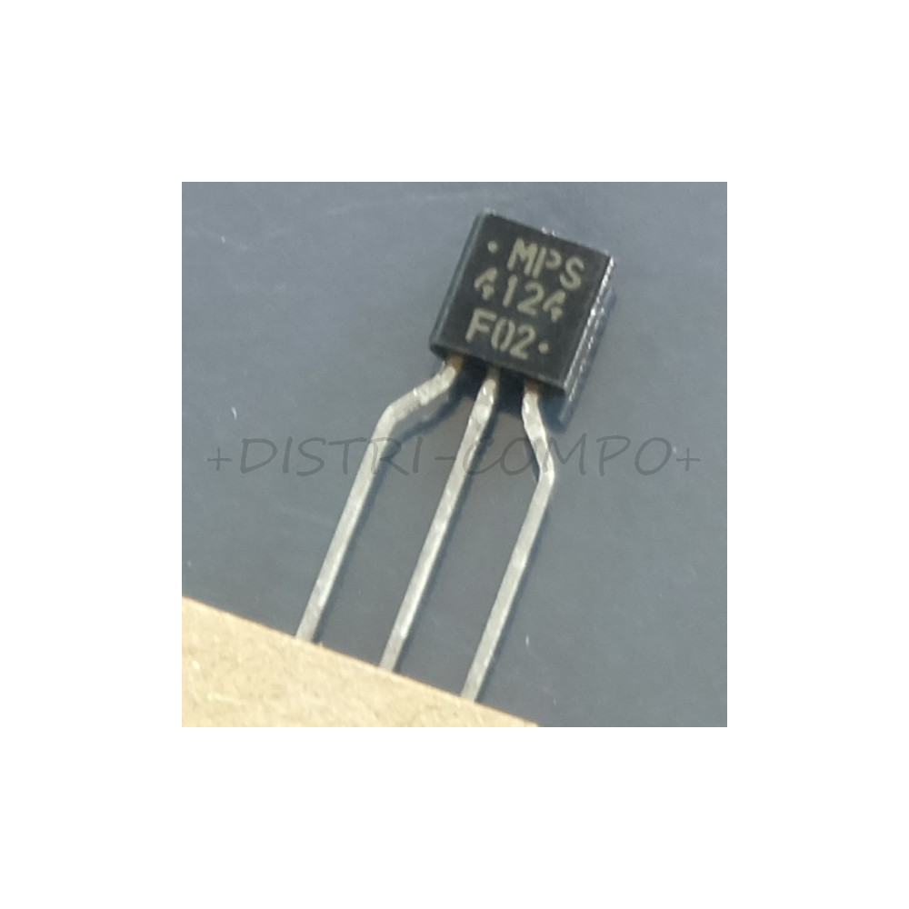 MPS4124 Transistor BJT NPN 25V 200mA 625W TO-92 ONS