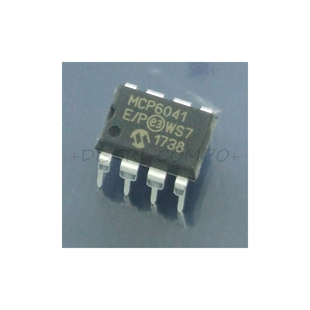 MCP6041-E/P Op Amp Single GP R-R I/O 6V PDIP-8 Microchip RoHS
