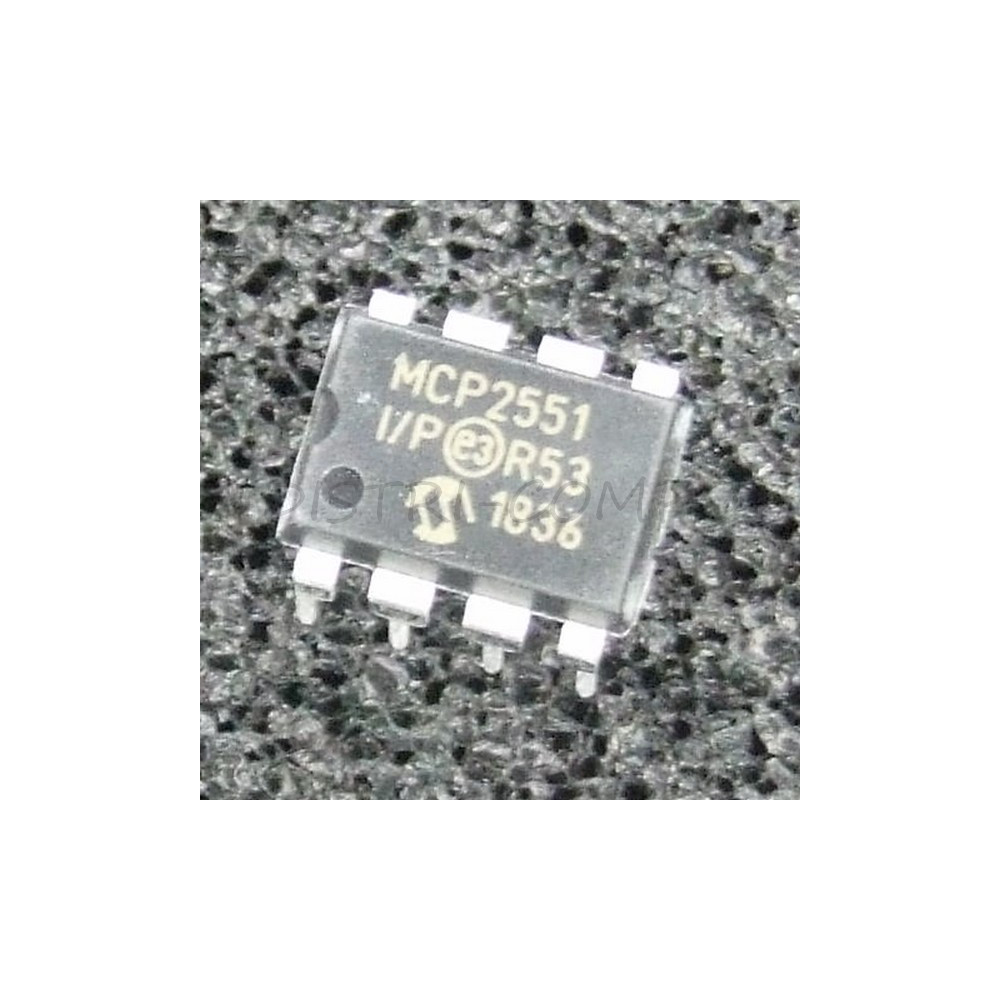 MCP2551I/P speed CAN Transceiver DIP-8 Microchip RoHS