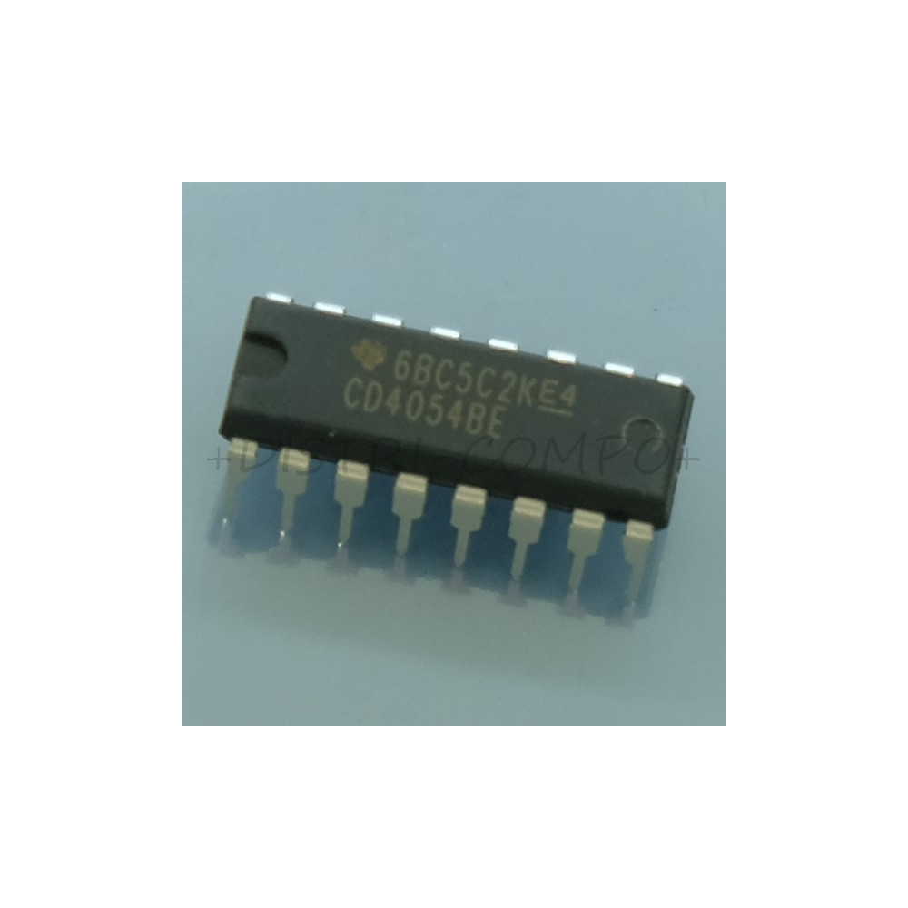 4054 - CD4054BE CMOS 4-segment Liquid-Crystal Display driver DIP-16