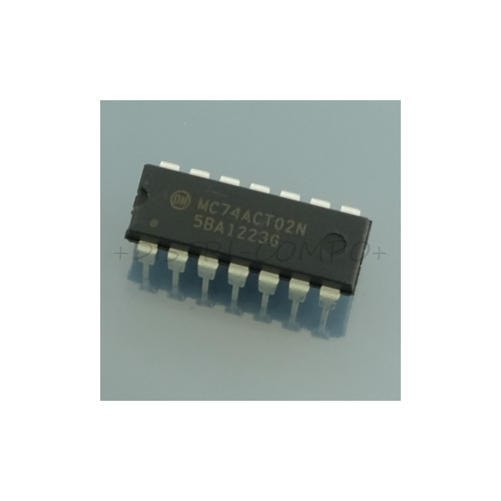 MC74ACT02NG NOR Gate 4-Element 2-IN CMOS DIP-14 ONS RoHS